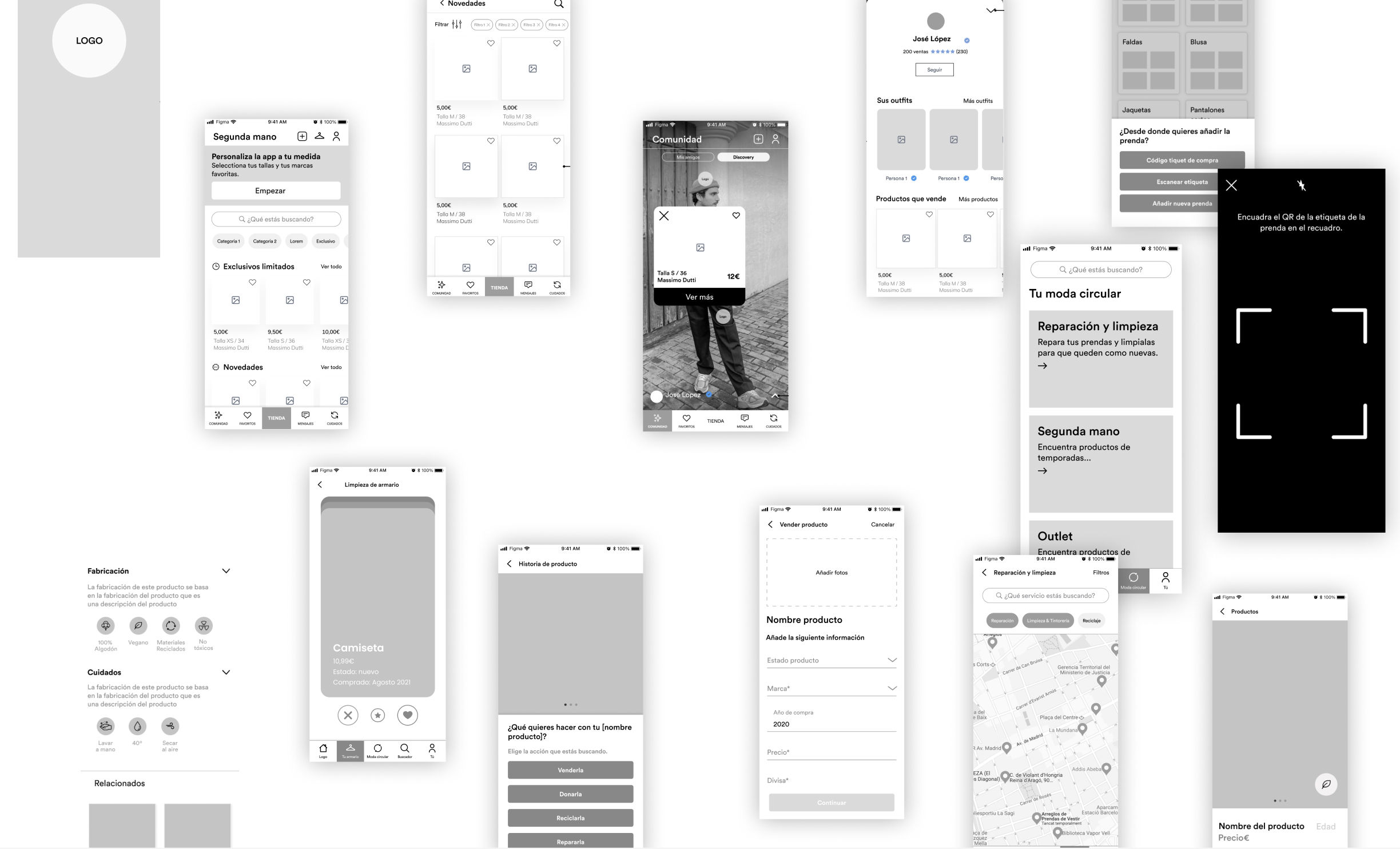 Wireframe 7 de la app SWAP